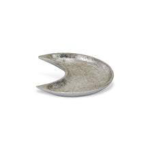 Load image into Gallery viewer, 7" Crescent Cast Iron Vanity Tray - Silver
