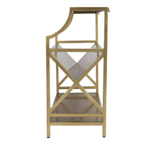 Load image into Gallery viewer, Two Tier Bookcase - Gold

