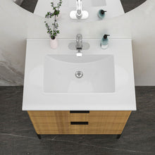 Load image into Gallery viewer, Premium Rectangular Vanity Top With Single Faucet Hole And Overflow
