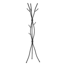 Load image into Gallery viewer, 74" Metal Modern Tree Branch Coat Rack - Black
