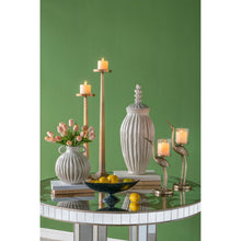 Load image into Gallery viewer, Round With Handles Table Vase - Sage / Gray
