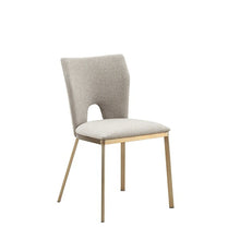 Load image into Gallery viewer, Fabric Open Back Dining Side Chairs (Set of 2) - Beige
