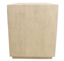 Load image into Gallery viewer, 24" Solid Wood Ribbed Texturere One Drawer Nightstand - Natural

