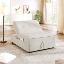 Load image into Gallery viewer, 4 In 1 Sofa Bed, Multi Function Folding Ottoman Bed With Storage Pocket And USB Port For Small Room Apartment
