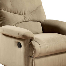 Load image into Gallery viewer, Microfiber Recliner - Beige
