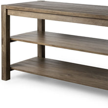 Load image into Gallery viewer, Solid Wood Kitchen Island With Two Tier Smooth Counter Top - Brown
