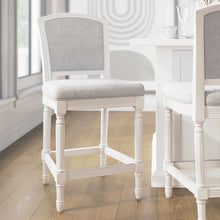 Load image into Gallery viewer, Stool With Upholstered Seat And Back
