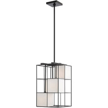 Load image into Gallery viewer, 25" Four Light Dimmable Chandelier With Shades - Black
