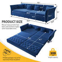 Load image into Gallery viewer, Oversize Pull Out Sofa Bed For Living Room
