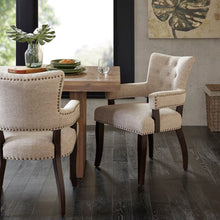 Load image into Gallery viewer, Brooklyn - Dining Arm Chair With Button Tufted Back (Set of 2) - Cream

