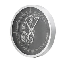 Load image into Gallery viewer, Circle Analog Wall Clock - Black / Silver
