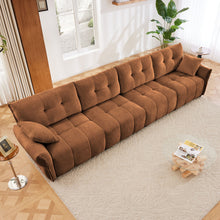 Load image into Gallery viewer, Modern Sofa &amp; Pillows, Textured Cover, High Rebound Cushions
