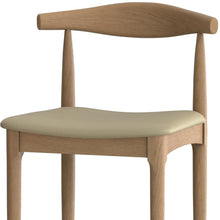 Load image into Gallery viewer, Solid Wood Dining Parsons Chairs (Set of 2) - Cream / Natural
