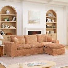 Load image into Gallery viewer, Sectional Sofa With Moveable Ottoman
