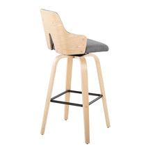 Load image into Gallery viewer, Stella - Contemporary Fixed Height Barstool With Swivel Square Footrest (Set of 2)
