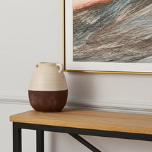 Load image into Gallery viewer, Amphora Table Vase (608357) - Brown / Cream
