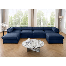 Load image into Gallery viewer, Contemporary Elegant Sofa With Storage And Ottoman
