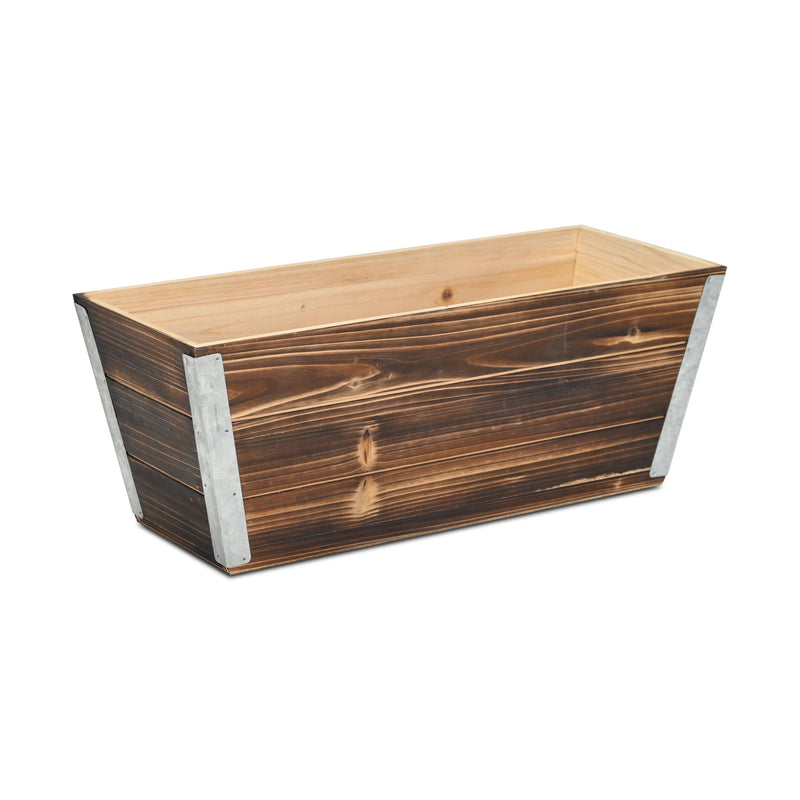 Rectangular Planter Box (638091) - Brown