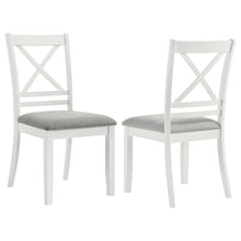 Load image into Gallery viewer, Evanston - Cross Back Dining Side Chair (Set of 2) - White

