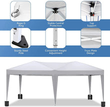 Load image into Gallery viewer, 10'X20' Ez Pop Up Canopy Outdoor Portable Party Folding Tent With 6 Removable Sidewalls + Carry Bag + 4 Pieces Weight Bag
