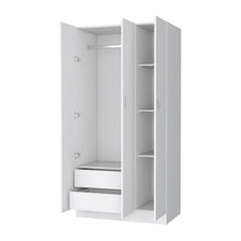 Load image into Gallery viewer, 2 Drawer Combo Dresser Wooden - White
