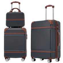 Load image into Gallery viewer, Hardshell Luggage Sets 3 Pieces 20" / 24" Luggages And Cosmetic Case Spinner Suitcase With Tsa Lock Lightweight
