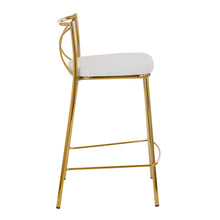 Load image into Gallery viewer, Modern Charlotte - Contemporary Fixed Height Counter Stool (Set of 2)
