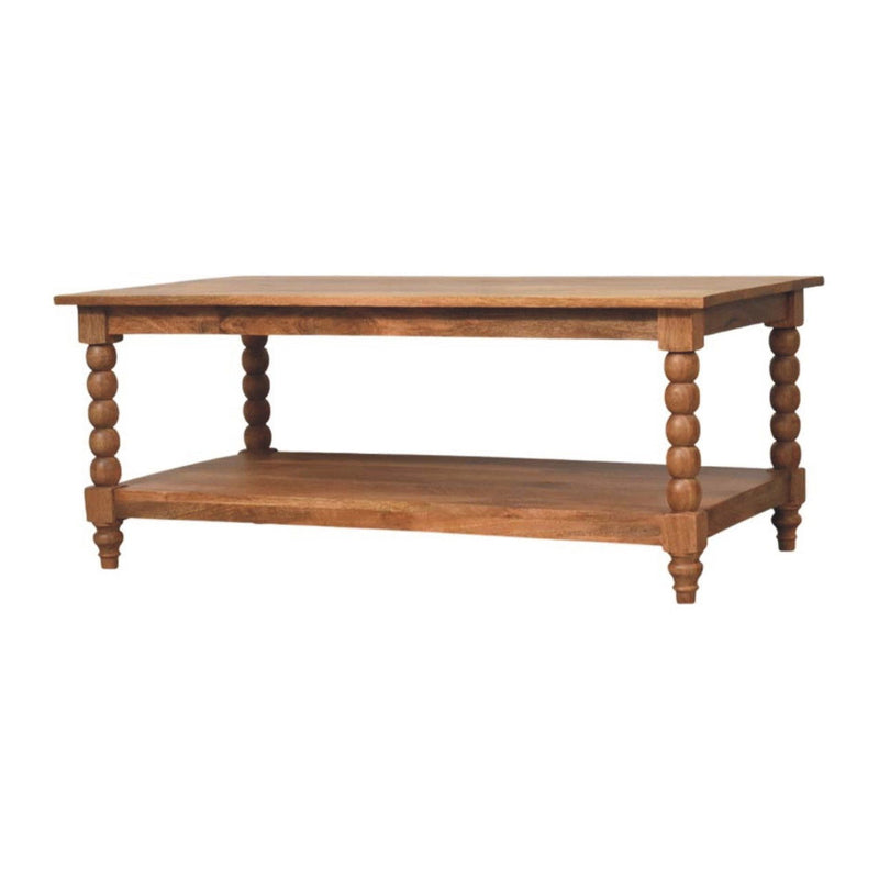 Solid Wood Solid Coffee Table (725185) - Brown