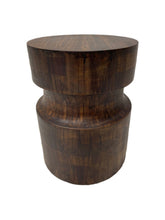 Load image into Gallery viewer, 16" Solid Wood Round End Table - Brown
