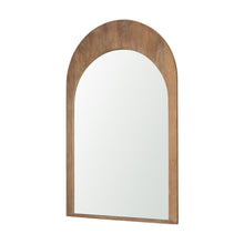 Load image into Gallery viewer, 48" Solid Arch Framed Accent Mirror - Light Brown
