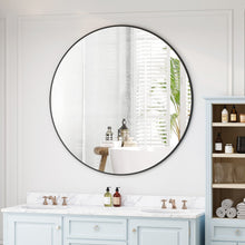 Load image into Gallery viewer, Wall Circular Mirror Metal Framed Mirror Round Vanity Mirror Dressing Mirror, For Bathroom, Living Room, Bedroom Wall Decor
