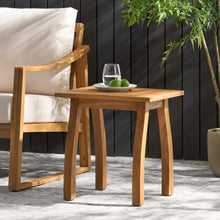 Load image into Gallery viewer, Kinesis - Outdoor Side Table With Slatted Top And Wood Frame
