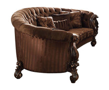 Load image into Gallery viewer, Velvet Curved Settee - Brown
