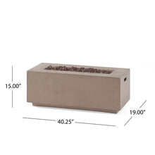 Load image into Gallery viewer, Contemporary Outdoor 40,000 Btu Propane Fire Pit

