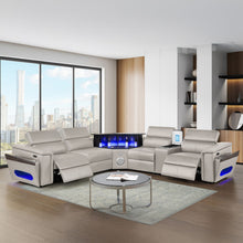 Load image into Gallery viewer, Nova - Sectional With Bluetooth Speaker, LED And Lifting Wine Cabinet
