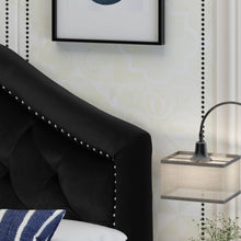 Load image into Gallery viewer, Kaarina - Contemporary Tufted Fabric Headboard
