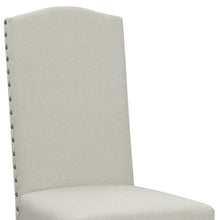Load image into Gallery viewer, Upholstered Fabric Dining Parsons Chairs (Set of 2) - Beige
