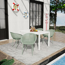 Load image into Gallery viewer, 4 Pack Lounge Chair Set With Long Table
