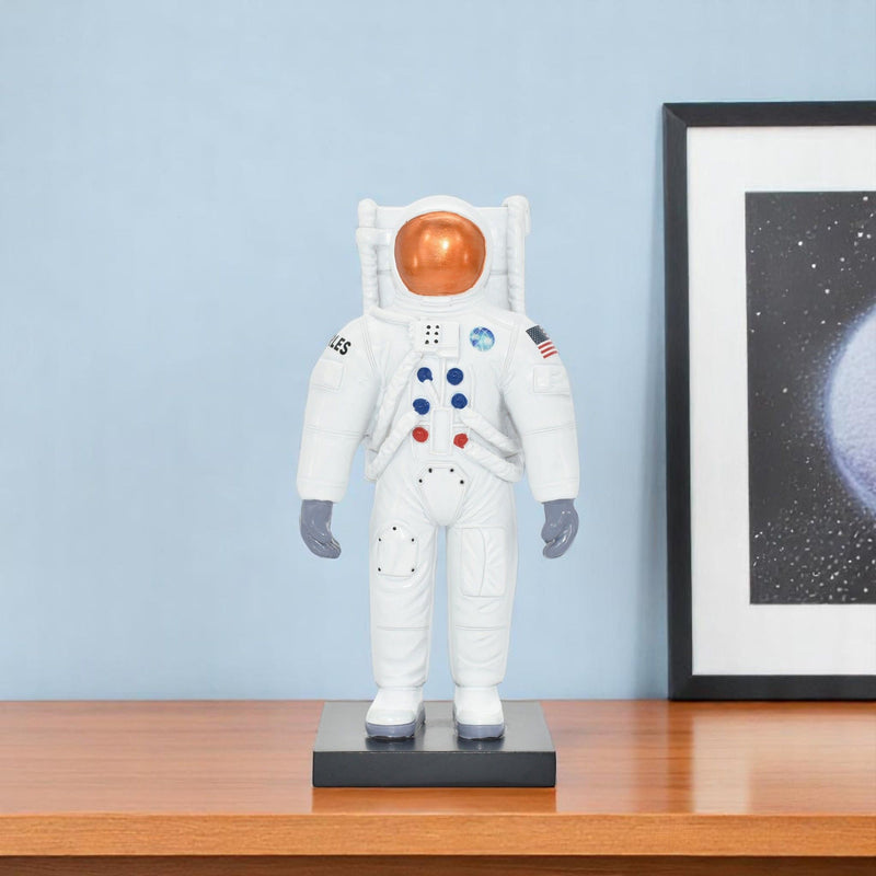 USA Astronaut Tabletop Sculpture - White / White / Blue