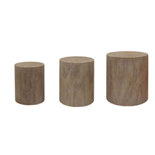 Load image into Gallery viewer, Cylinder Nesting Tables (Set of 3)

