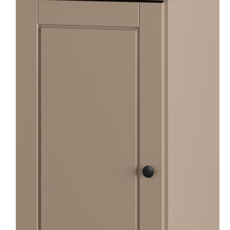 Ten Pair Solid Woodshoe Storage Cabinet (752070) - Beige
