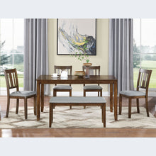 Load image into Gallery viewer, Kitchen Dining Set, Rectangular Dining Table With Upholstered Chairs
