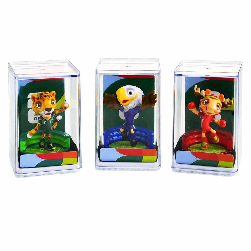 Fifa 2026" World Cup Collectible Mascot B Vinyl Figurines (Set of 3) - Red