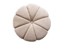 Load image into Gallery viewer, Tufted Boucle Tufted Round Ottoman - Taupe
