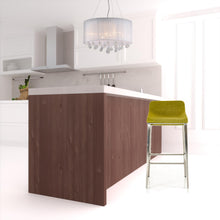 Load image into Gallery viewer, Stainless Steel Low Back Bar Height Bar Chair - Green / Silver

