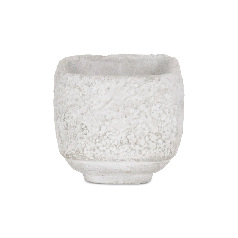 Crackle Square Pot Planter (487910) - Gray