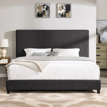 Load image into Gallery viewer, Platform Bed &amp; Upholstered Headboard
