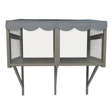 Load image into Gallery viewer, Window Perch Catio For Indoor Cats, Expandable Enclosure With Secure Frame And Waterproof Roof, Suitable For Multiple Kittens - Gray
