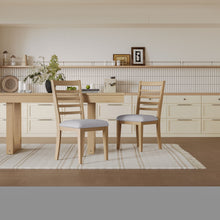 Load image into Gallery viewer, Upholstered Armless Chairs With High Ladder Back
