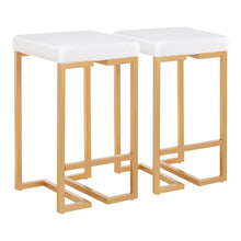 Load image into Gallery viewer, Midas - Contemporary / Glam Counter Stool (Set of 2)
